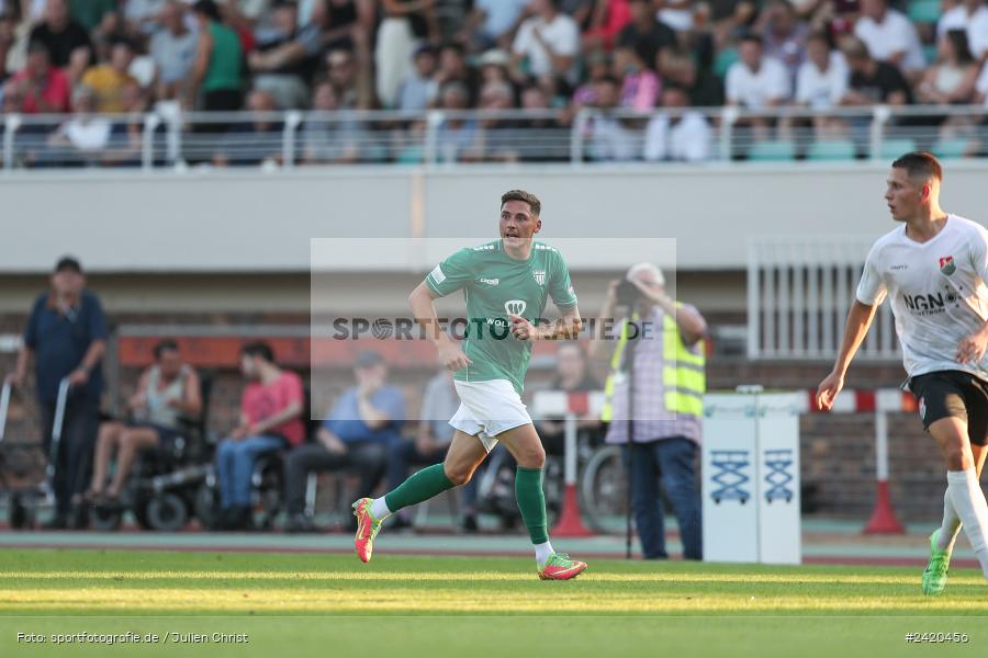 Willy-Sachs-Stadion, Schweinfurt, 19.07.2024, sport, action, Fussball, BFV, Regionalliga Bayern, 1. Spieltag, TSV, FCS, TSV Aubstadt, 1. FC Schweinfurt 1905 - Bild-ID: 2420456 Willy-Sachs-Stadion, Schweinfurt, 19.07.2024, sport, action, Fussball, BFV, Regionalliga Bayern, 1. Spieltag, TSV, FCS, TSV Aubstadt, 1. FC Schweinfurt 1905 - Bild-ID: 2420456