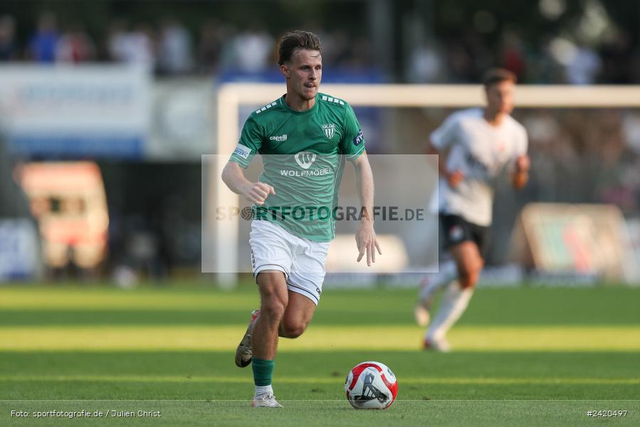 Willy-Sachs-Stadion, Schweinfurt, 19.07.2024, sport, action, Fussball, BFV, Regionalliga Bayern, 1. Spieltag, TSV, FCS, TSV Aubstadt, 1. FC Schweinfurt 1905 - Bild-ID: 2420497