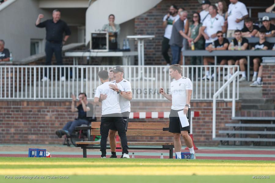 Willy-Sachs-Stadion, Schweinfurt, 19.07.2024, sport, action, Fussball, BFV, Regionalliga Bayern, 1. Spieltag, TSV, FCS, TSV Aubstadt, 1. FC Schweinfurt 1905 - Bild-ID: 2420518