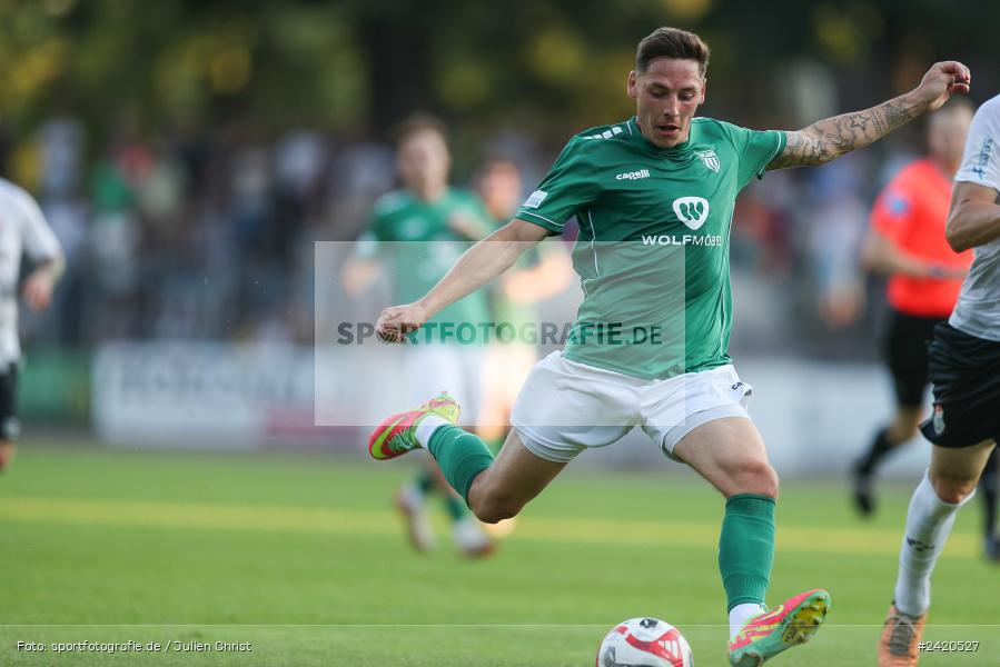 Willy-Sachs-Stadion, Schweinfurt, 19.07.2024, sport, action, Fussball, BFV, Regionalliga Bayern, 1. Spieltag, TSV, FCS, TSV Aubstadt, 1. FC Schweinfurt 1905 - Bild-ID: 2420527