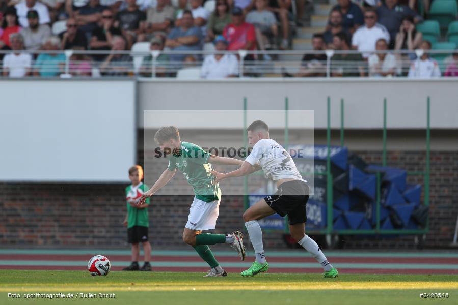 Willy-Sachs-Stadion, Schweinfurt, 19.07.2024, sport, action, Fussball, BFV, Regionalliga Bayern, 1. Spieltag, TSV, FCS, TSV Aubstadt, 1. FC Schweinfurt 1905 - Bild-ID: 2420545