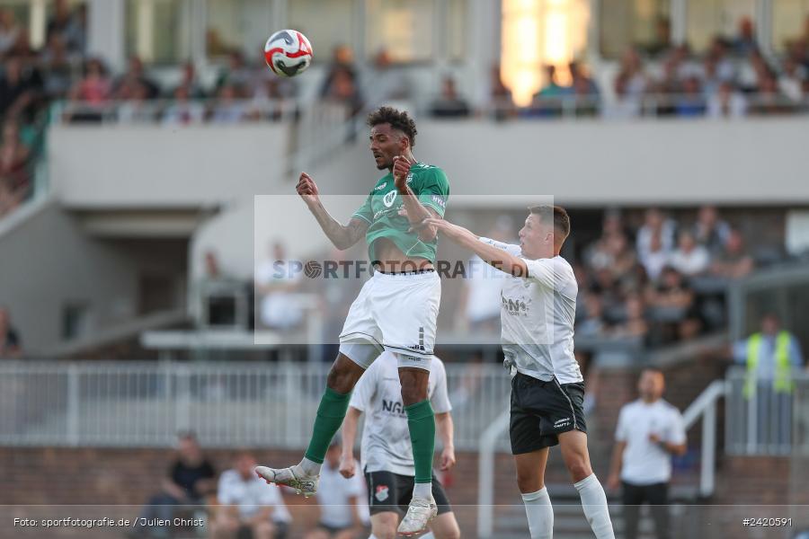 Willy-Sachs-Stadion, Schweinfurt, 19.07.2024, sport, action, Fussball, BFV, Regionalliga Bayern, 1. Spieltag, TSV, FCS, TSV Aubstadt, 1. FC Schweinfurt 1905 - Bild-ID: 2420591 Willy-Sachs-Stadion, Schweinfurt, 19.07.2024, sport, action, Fussball, BFV, Regionalliga Bayern, 1. Spieltag, TSV, FCS, TSV Aubstadt, 1. FC Schweinfurt 1905 - Bild-ID: 2420591