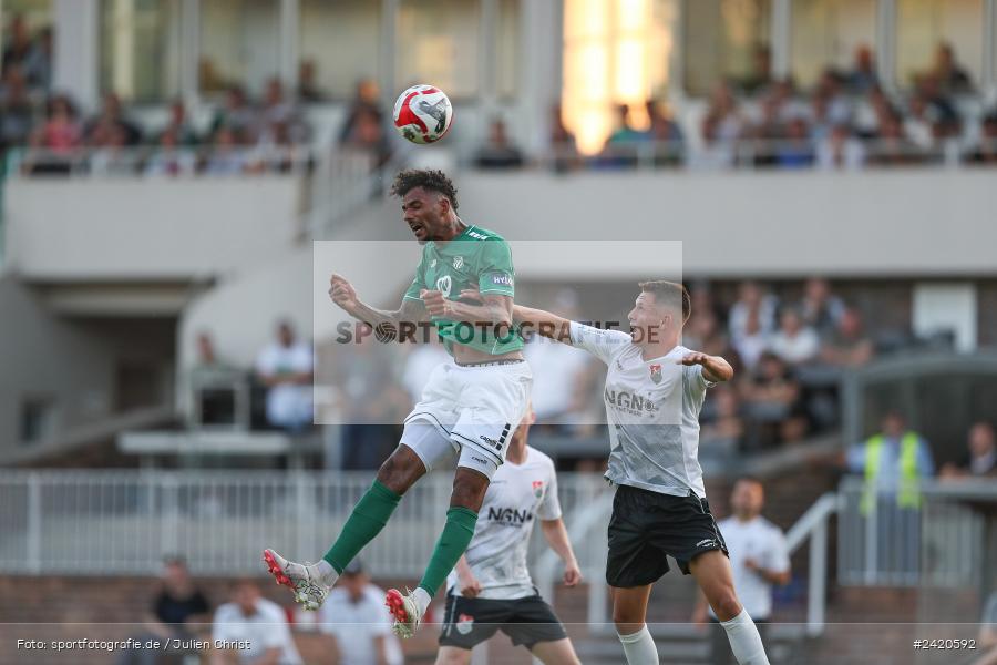 Willy-Sachs-Stadion, Schweinfurt, 19.07.2024, sport, action, Fussball, BFV, Regionalliga Bayern, 1. Spieltag, TSV, FCS, TSV Aubstadt, 1. FC Schweinfurt 1905 - Bild-ID: 2420592