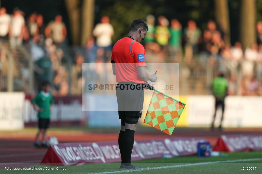 Willy-Sachs-Stadion, Schweinfurt, 19.07.2024, sport, action, Fussball, BFV, Regionalliga Bayern, 1. Spieltag, TSV, FCS, TSV Aubstadt, 1. FC Schweinfurt 1905 - Bild-ID: 2420597