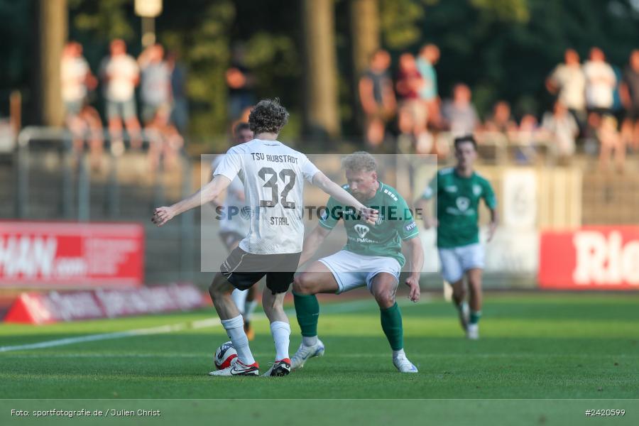 Willy-Sachs-Stadion, Schweinfurt, 19.07.2024, sport, action, Fussball, BFV, Regionalliga Bayern, 1. Spieltag, TSV, FCS, TSV Aubstadt, 1. FC Schweinfurt 1905 - Bild-ID: 2420599