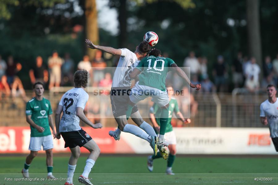 Willy-Sachs-Stadion, Schweinfurt, 19.07.2024, sport, action, Fussball, BFV, Regionalliga Bayern, 1. Spieltag, TSV, FCS, TSV Aubstadt, 1. FC Schweinfurt 1905 - Bild-ID: 2420600