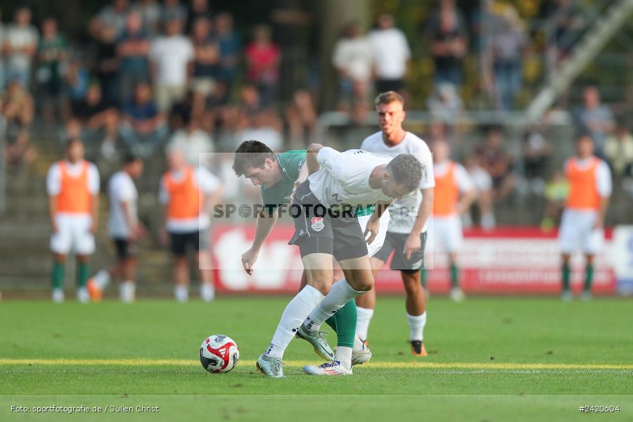 Willy-Sachs-Stadion, Schweinfurt, 19.07.2024, sport, action, Fussball, BFV, Regionalliga Bayern, 1. Spieltag, TSV, FCS, TSV Aubstadt, 1. FC Schweinfurt 1905 - Bild-ID: 2420604