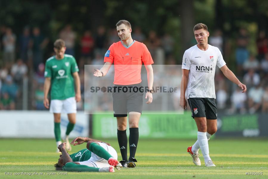 Willy-Sachs-Stadion, Schweinfurt, 19.07.2024, sport, action, Fussball, BFV, Regionalliga Bayern, 1. Spieltag, TSV, FCS, TSV Aubstadt, 1. FC Schweinfurt 1905 - Bild-ID: 2420605