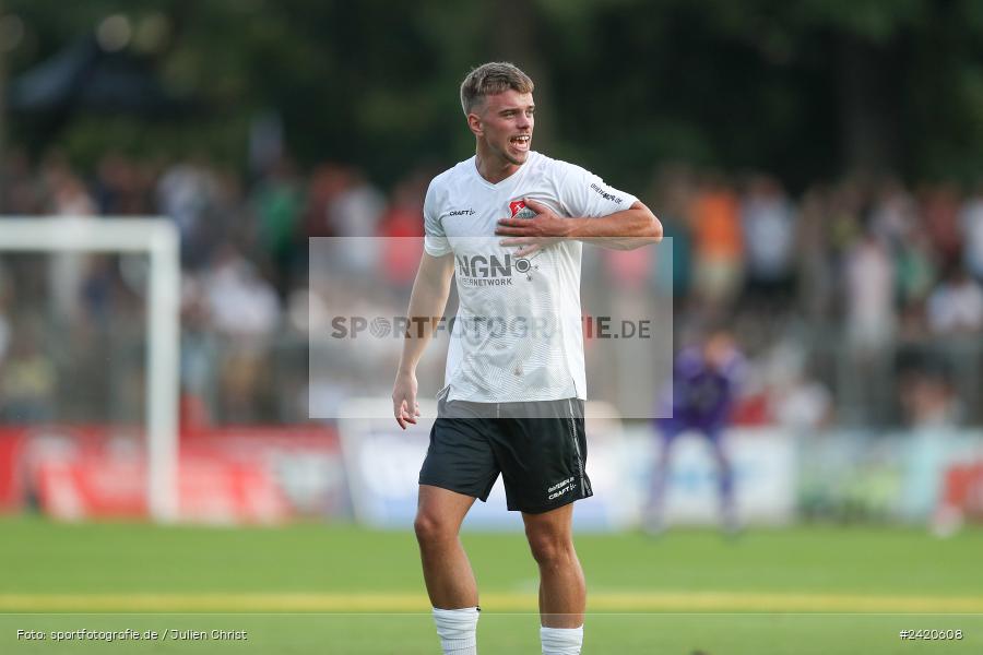 Willy-Sachs-Stadion, Schweinfurt, 19.07.2024, sport, action, Fussball, BFV, Regionalliga Bayern, 1. Spieltag, TSV, FCS, TSV Aubstadt, 1. FC Schweinfurt 1905 - Bild-ID: 2420608