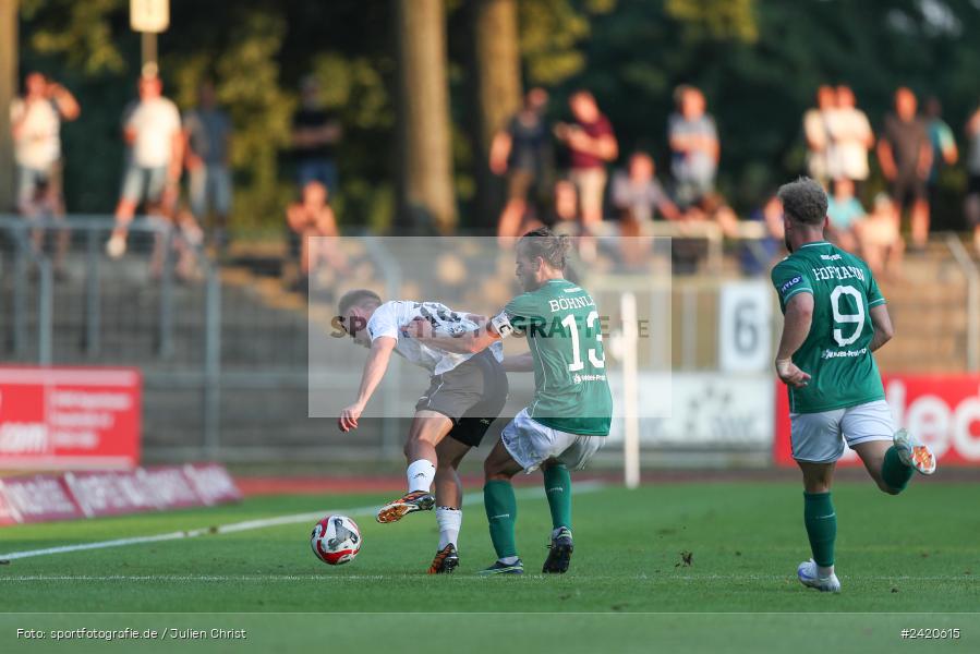 Willy-Sachs-Stadion, Schweinfurt, 19.07.2024, sport, action, Fussball, BFV, Regionalliga Bayern, 1. Spieltag, TSV, FCS, TSV Aubstadt, 1. FC Schweinfurt 1905 - Bild-ID: 2420615