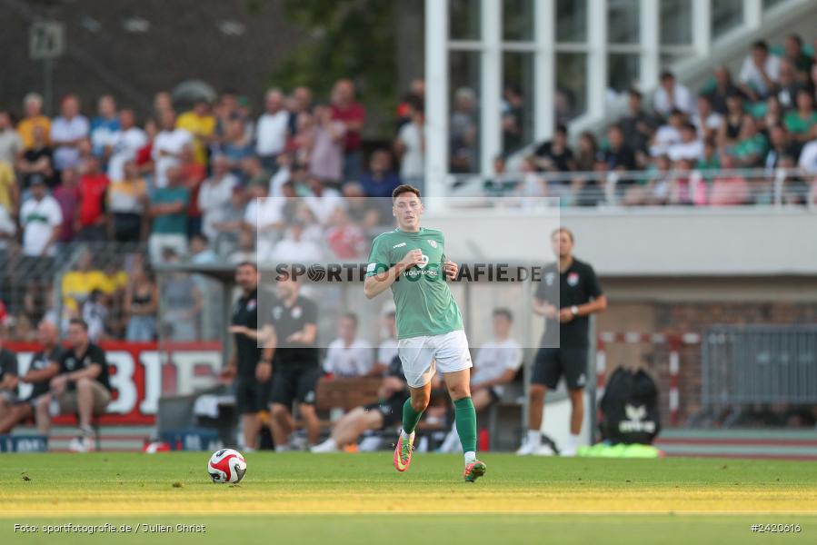 Willy-Sachs-Stadion, Schweinfurt, 19.07.2024, sport, action, Fussball, BFV, Regionalliga Bayern, 1. Spieltag, TSV, FCS, TSV Aubstadt, 1. FC Schweinfurt 1905 - Bild-ID: 2420616
