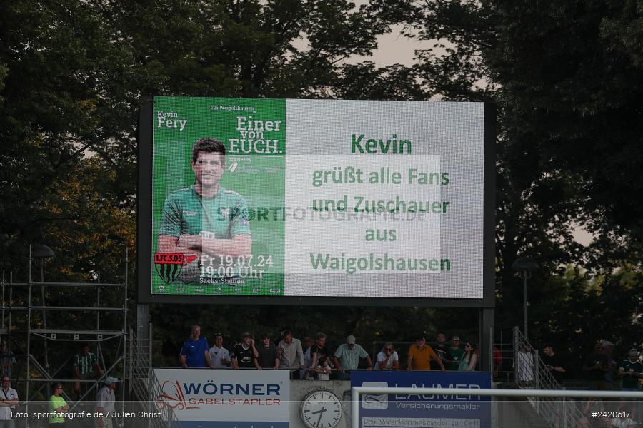 Willy-Sachs-Stadion, Schweinfurt, 19.07.2024, sport, action, Fussball, BFV, Regionalliga Bayern, 1. Spieltag, TSV, FCS, TSV Aubstadt, 1. FC Schweinfurt 1905 - Bild-ID: 2420617