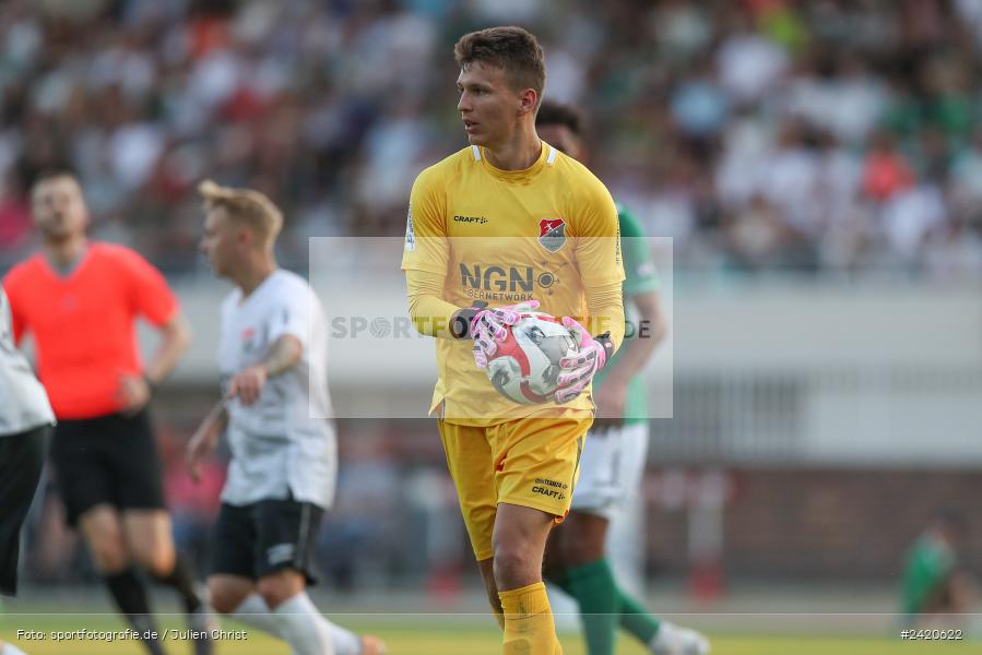 Willy-Sachs-Stadion, Schweinfurt, 19.07.2024, sport, action, Fussball, BFV, Regionalliga Bayern, 1. Spieltag, TSV, FCS, TSV Aubstadt, 1. FC Schweinfurt 1905 - Bild-ID: 2420622