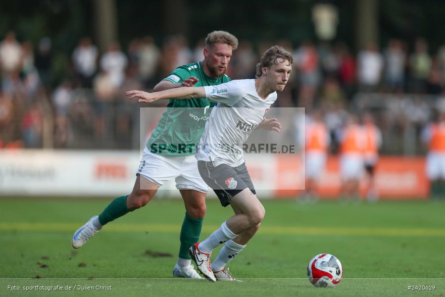 Willy-Sachs-Stadion, Schweinfurt, 19.07.2024, sport, action, Fussball, BFV, Regionalliga Bayern, 1. Spieltag, TSV, FCS, TSV Aubstadt, 1. FC Schweinfurt 1905 - Bild-ID: 2420629