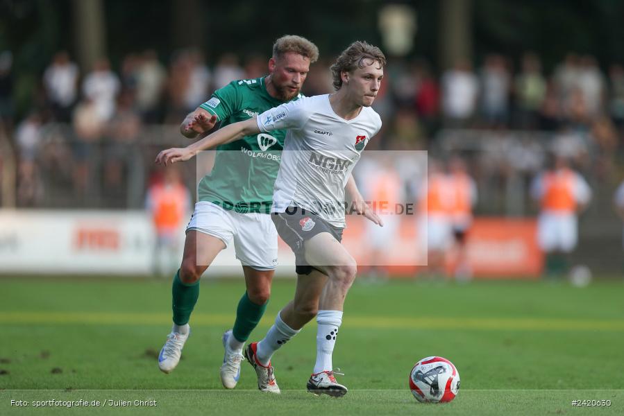 Willy-Sachs-Stadion, Schweinfurt, 19.07.2024, sport, action, Fussball, BFV, Regionalliga Bayern, 1. Spieltag, TSV, FCS, TSV Aubstadt, 1. FC Schweinfurt 1905 - Bild-ID: 2420630