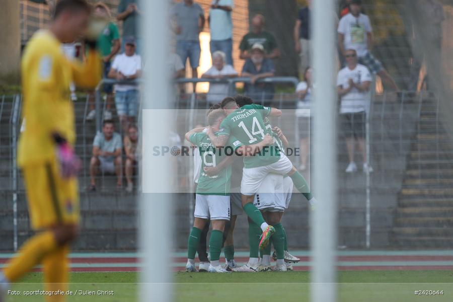 Willy-Sachs-Stadion, Schweinfurt, 19.07.2024, sport, action, Fussball, BFV, Regionalliga Bayern, 1. Spieltag, TSV, FCS, TSV Aubstadt, 1. FC Schweinfurt 1905 - Bild-ID: 2420644