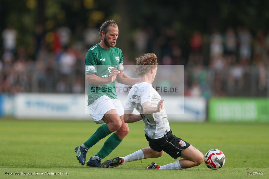 Willy-Sachs-Stadion, Schweinfurt, 19.07.2024, sport, action, Fussball, BFV, Regionalliga Bayern, 1. Spieltag, TSV, FCS, TSV Aubstadt, 1. FC Schweinfurt 1905 - Bild-ID: 2420662