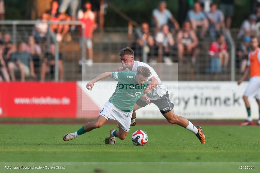 Willy-Sachs-Stadion, Schweinfurt, 19.07.2024, sport, action, Fussball, BFV, Regionalliga Bayern, 1. Spieltag, TSV, FCS, TSV Aubstadt, 1. FC Schweinfurt 1905 - Bild-ID: 2420664