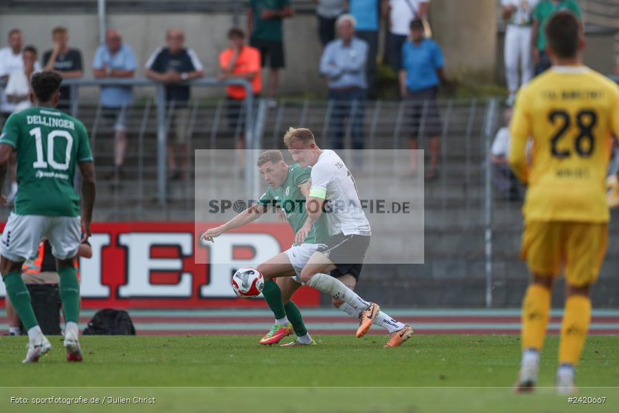 Willy-Sachs-Stadion, Schweinfurt, 19.07.2024, sport, action, Fussball, BFV, Regionalliga Bayern, 1. Spieltag, TSV, FCS, TSV Aubstadt, 1. FC Schweinfurt 1905 - Bild-ID: 2420667 Willy-Sachs-Stadion, Schweinfurt, 19.07.2024, sport, action, Fussball, BFV, Regionalliga Bayern, 1. Spieltag, TSV, FCS, TSV Aubstadt, 1. FC Schweinfurt 1905 - Bild-ID: 2420667