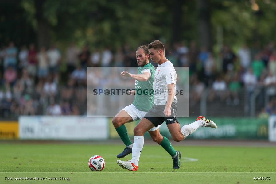 Willy-Sachs-Stadion, Schweinfurt, 19.07.2024, sport, action, Fussball, BFV, Regionalliga Bayern, 1. Spieltag, TSV, FCS, TSV Aubstadt, 1. FC Schweinfurt 1905 - Bild-ID: 2420672