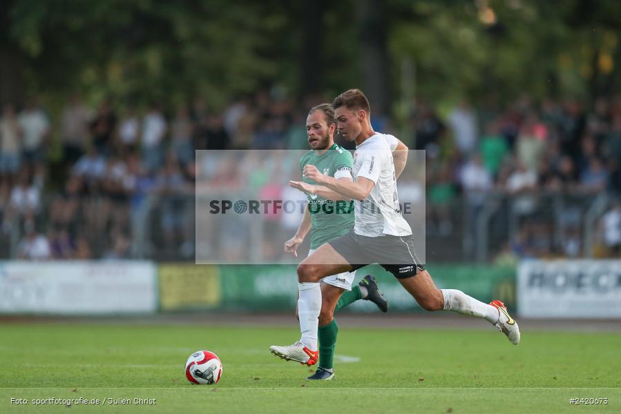 Willy-Sachs-Stadion, Schweinfurt, 19.07.2024, sport, action, Fussball, BFV, Regionalliga Bayern, 1. Spieltag, TSV, FCS, TSV Aubstadt, 1. FC Schweinfurt 1905 - Bild-ID: 2420673