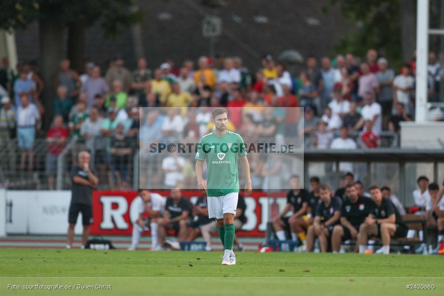 Willy-Sachs-Stadion, Schweinfurt, 19.07.2024, sport, action, Fussball, BFV, Regionalliga Bayern, 1. Spieltag, TSV, FCS, TSV Aubstadt, 1. FC Schweinfurt 1905 - Bild-ID: 2420680