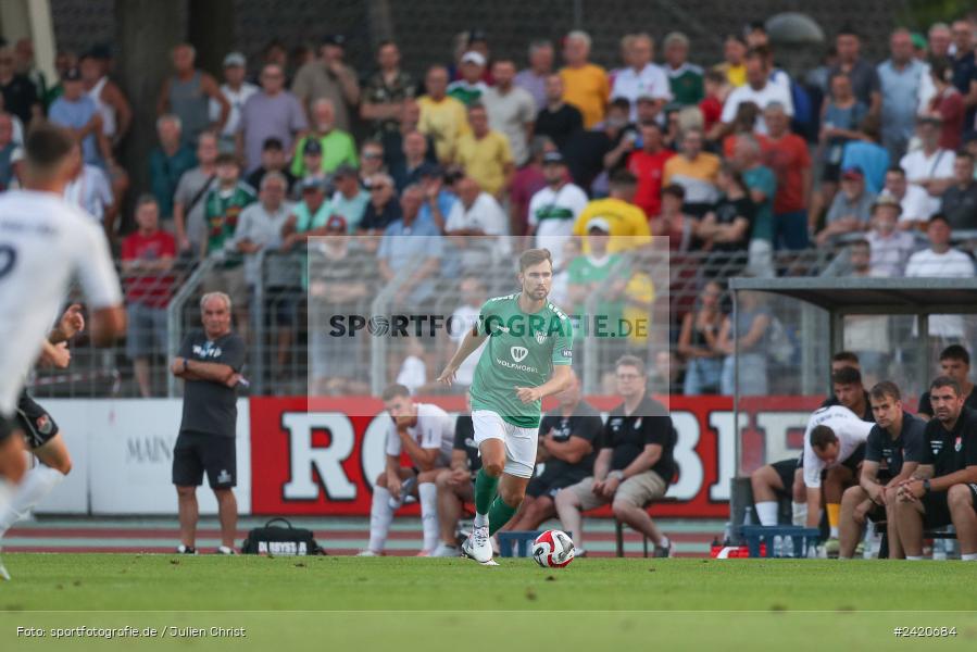 Willy-Sachs-Stadion, Schweinfurt, 19.07.2024, sport, action, Fussball, BFV, Regionalliga Bayern, 1. Spieltag, TSV, FCS, TSV Aubstadt, 1. FC Schweinfurt 1905 - Bild-ID: 2420684