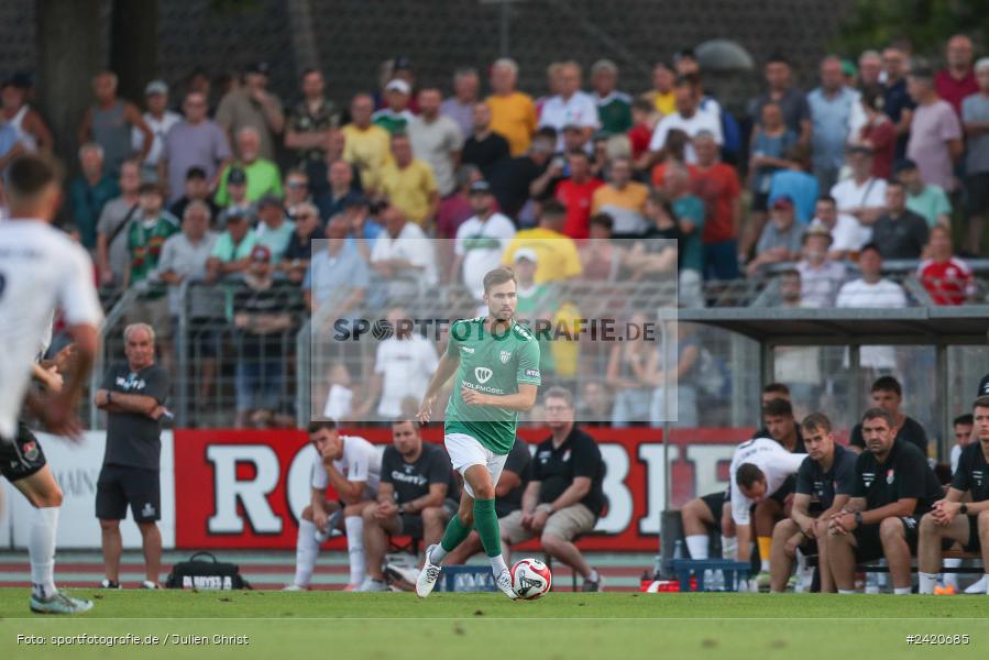 Willy-Sachs-Stadion, Schweinfurt, 19.07.2024, sport, action, Fussball, BFV, Regionalliga Bayern, 1. Spieltag, TSV, FCS, TSV Aubstadt, 1. FC Schweinfurt 1905 - Bild-ID: 2420685