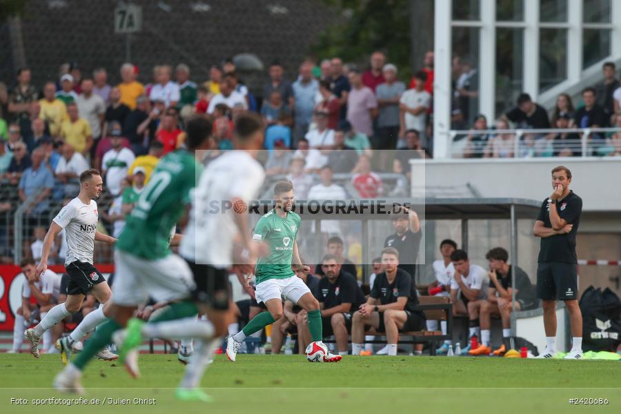 Willy-Sachs-Stadion, Schweinfurt, 19.07.2024, sport, action, Fussball, BFV, Regionalliga Bayern, 1. Spieltag, TSV, FCS, TSV Aubstadt, 1. FC Schweinfurt 1905 - Bild-ID: 2420686