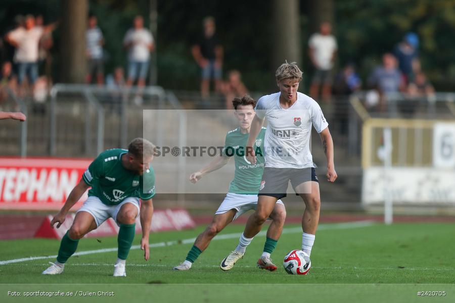 Willy-Sachs-Stadion, Schweinfurt, 19.07.2024, sport, action, Fussball, BFV, Regionalliga Bayern, 1. Spieltag, TSV, FCS, TSV Aubstadt, 1. FC Schweinfurt 1905 - Bild-ID: 2420705