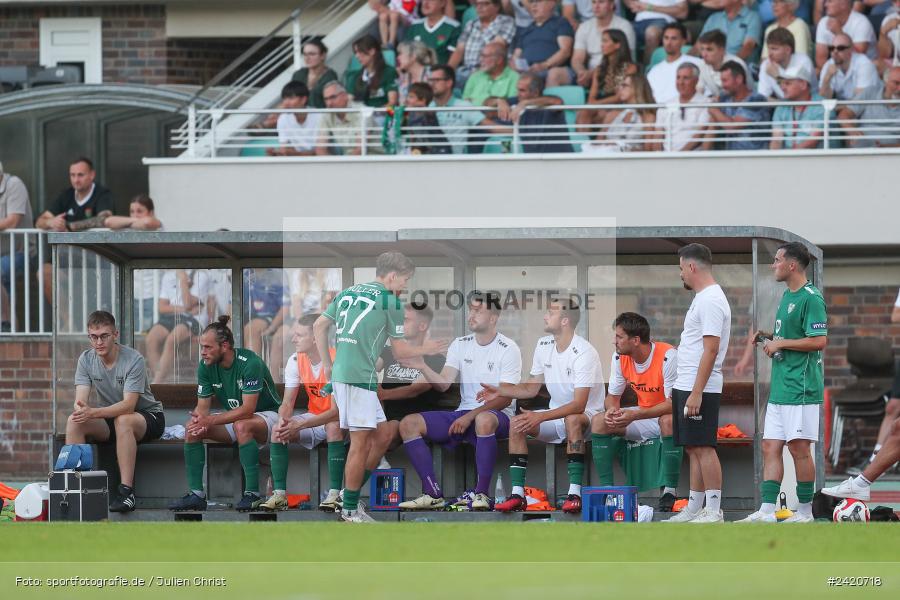 Willy-Sachs-Stadion, Schweinfurt, 19.07.2024, sport, action, Fussball, BFV, Regionalliga Bayern, 1. Spieltag, TSV, FCS, TSV Aubstadt, 1. FC Schweinfurt 1905 - Bild-ID: 2420718 Willy-Sachs-Stadion, Schweinfurt, 19.07.2024, sport, action, Fussball, BFV, Regionalliga Bayern, 1. Spieltag, TSV, FCS, TSV Aubstadt, 1. FC Schweinfurt 1905 - Bild-ID: 2420718