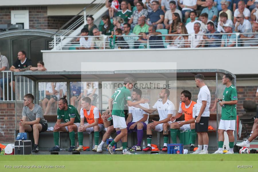 Willy-Sachs-Stadion, Schweinfurt, 19.07.2024, sport, action, Fussball, BFV, Regionalliga Bayern, 1. Spieltag, TSV, FCS, TSV Aubstadt, 1. FC Schweinfurt 1905 - Bild-ID: 2420719 Willy-Sachs-Stadion, Schweinfurt, 19.07.2024, sport, action, Fussball, BFV, Regionalliga Bayern, 1. Spieltag, TSV, FCS, TSV Aubstadt, 1. FC Schweinfurt 1905 - Bild-ID: 2420719