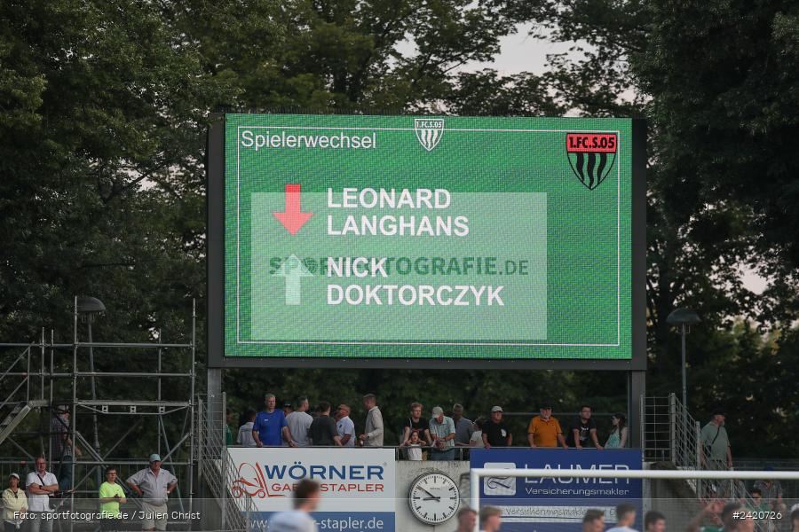 Willy-Sachs-Stadion, Schweinfurt, 19.07.2024, sport, action, Fussball, BFV, Regionalliga Bayern, 1. Spieltag, TSV, FCS, TSV Aubstadt, 1. FC Schweinfurt 1905 - Bild-ID: 2420726