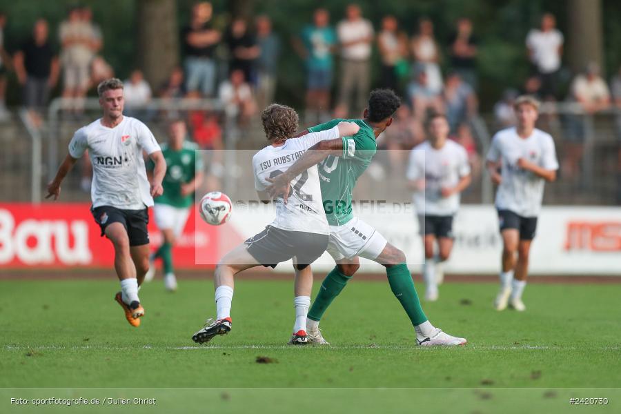 Willy-Sachs-Stadion, Schweinfurt, 19.07.2024, sport, action, Fussball, BFV, Regionalliga Bayern, 1. Spieltag, TSV, FCS, TSV Aubstadt, 1. FC Schweinfurt 1905 - Bild-ID: 2420730