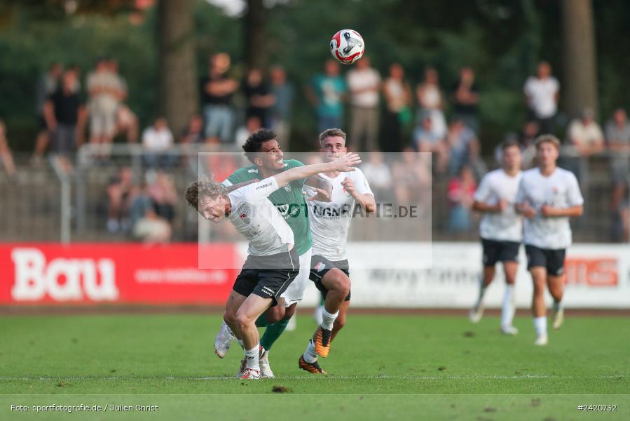 Willy-Sachs-Stadion, Schweinfurt, 19.07.2024, sport, action, Fussball, BFV, Regionalliga Bayern, 1. Spieltag, TSV, FCS, TSV Aubstadt, 1. FC Schweinfurt 1905 - Bild-ID: 2420732