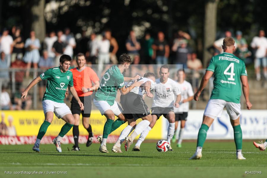 Willy-Sachs-Stadion, Schweinfurt, 19.07.2024, sport, action, Fussball, BFV, Regionalliga Bayern, 1. Spieltag, TSV, FCS, TSV Aubstadt, 1. FC Schweinfurt 1905 - Bild-ID: 2420798
