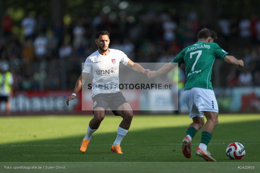Willy-Sachs-Stadion, Schweinfurt, 19.07.2024, sport, action, Fussball, BFV, Regionalliga Bayern, 1. Spieltag, TSV, FCS, TSV Aubstadt, 1. FC Schweinfurt 1905 - Bild-ID: 2420803 Willy-Sachs-Stadion, Schweinfurt, 19.07.2024, sport, action, Fussball, BFV, Regionalliga Bayern, 1. Spieltag, TSV, FCS, TSV Aubstadt, 1. FC Schweinfurt 1905 - Bild-ID: 2420803