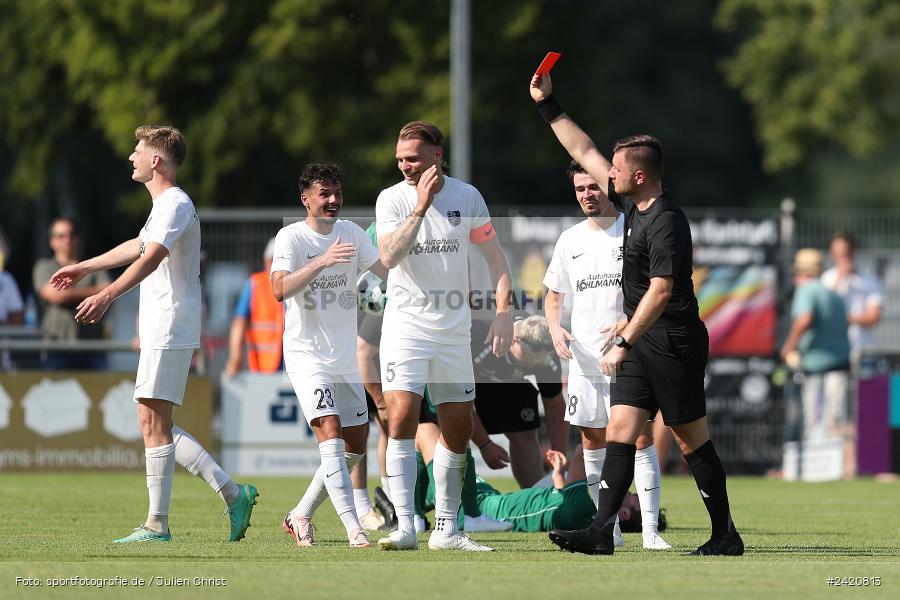 Fundamentum Sportpark, Karlburg, 20.07.2024, sport, action, Fussball, BFV, Bayernliga Nord, 1. Spieltag, DJK, TSV, DJK Gebenbach, TSV Karlburg - Bild-ID: 2420813