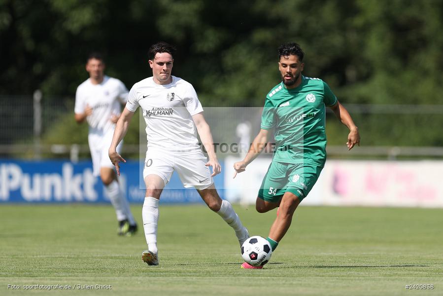 Fundamentum Sportpark, Karlburg, 20.07.2024, sport, action, Fussball, BFV, Bayernliga Nord, 1. Spieltag, DJK, TSV, DJK Gebenbach, TSV Karlburg - Bild-ID: 2420838