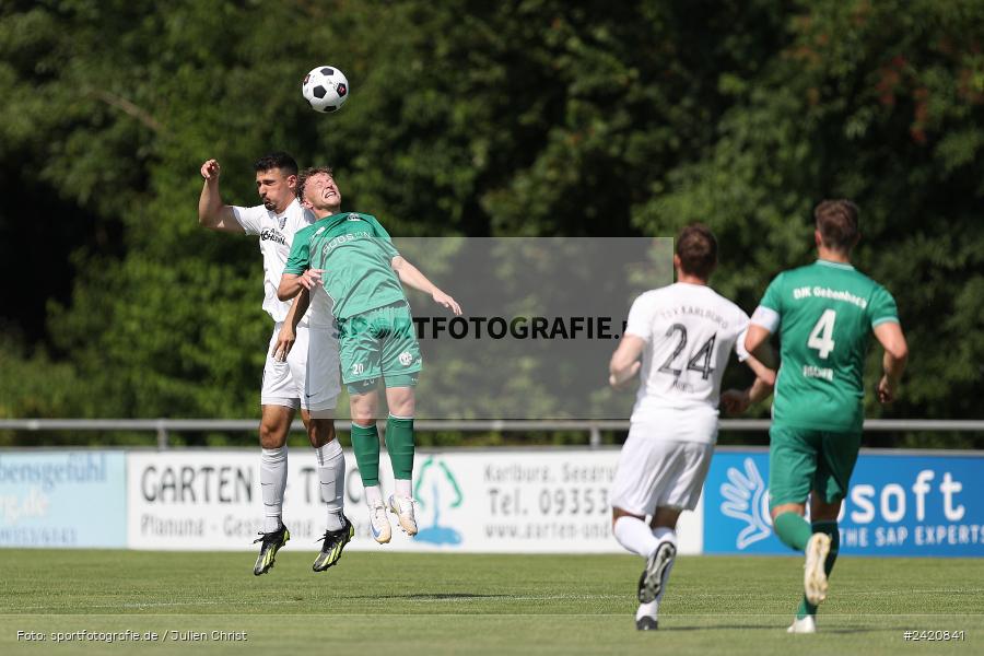 Fundamentum Sportpark, Karlburg, 20.07.2024, sport, action, Fussball, BFV, Bayernliga Nord, 1. Spieltag, DJK, TSV, DJK Gebenbach, TSV Karlburg - Bild-ID: 2420841 Fundamentum Sportpark, Karlburg, 20.07.2024, sport, action, Fussball, BFV, Bayernliga Nord, 1. Spieltag, DJK, TSV, DJK Gebenbach, TSV Karlburg - Bild-ID: 2420841
