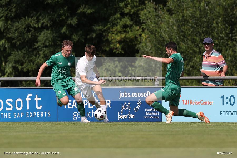 Fundamentum Sportpark, Karlburg, 20.07.2024, sport, action, Fussball, BFV, Bayernliga Nord, 1. Spieltag, DJK, TSV, DJK Gebenbach, TSV Karlburg - Bild-ID: 2420847