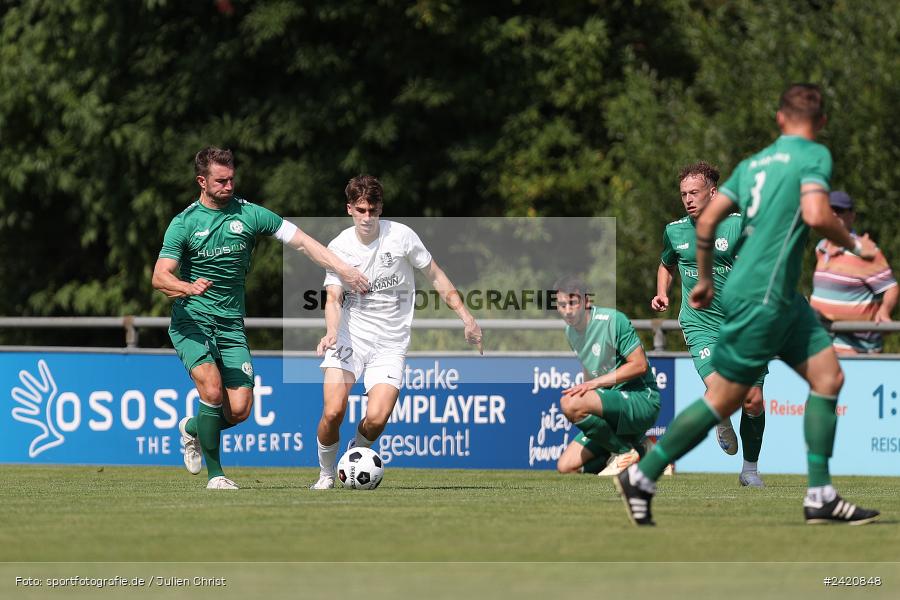 Fundamentum Sportpark, Karlburg, 20.07.2024, sport, action, Fussball, BFV, Bayernliga Nord, 1. Spieltag, DJK, TSV, DJK Gebenbach, TSV Karlburg - Bild-ID: 2420848