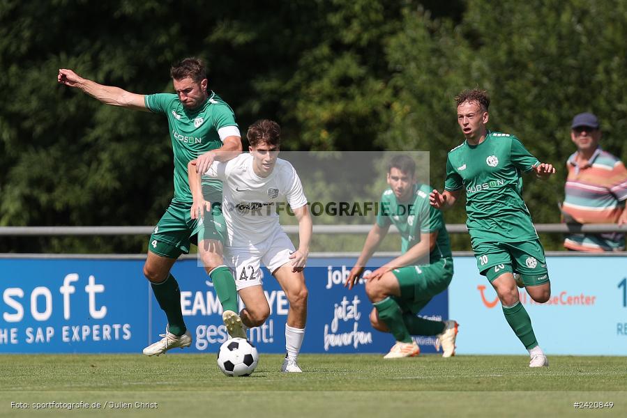 Fundamentum Sportpark, Karlburg, 20.07.2024, sport, action, Fussball, BFV, Bayernliga Nord, 1. Spieltag, DJK, TSV, DJK Gebenbach, TSV Karlburg - Bild-ID: 2420849