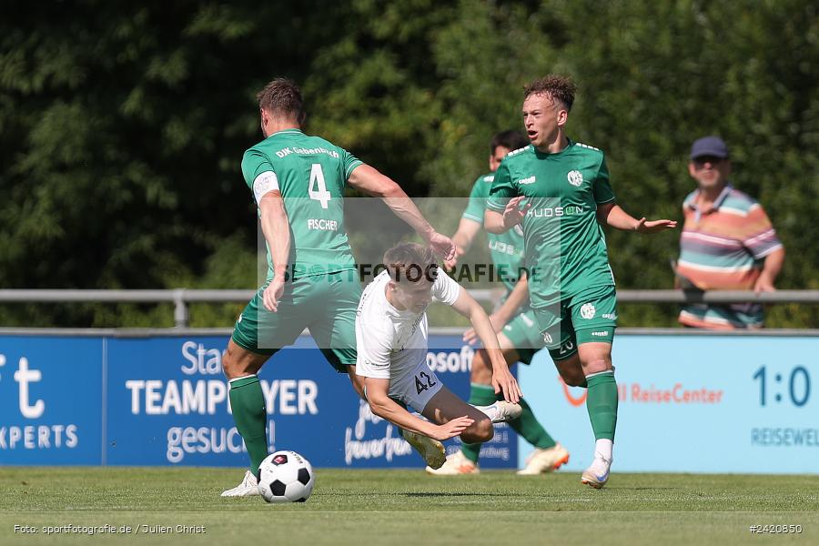 Fundamentum Sportpark, Karlburg, 20.07.2024, sport, action, Fussball, BFV, Bayernliga Nord, 1. Spieltag, DJK, TSV, DJK Gebenbach, TSV Karlburg - Bild-ID: 2420850
