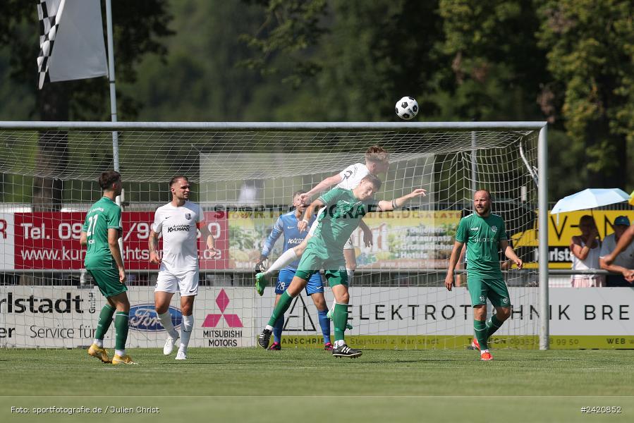 Fundamentum Sportpark, Karlburg, 20.07.2024, sport, action, Fussball, BFV, Bayernliga Nord, 1. Spieltag, DJK, TSV, DJK Gebenbach, TSV Karlburg - Bild-ID: 2420852