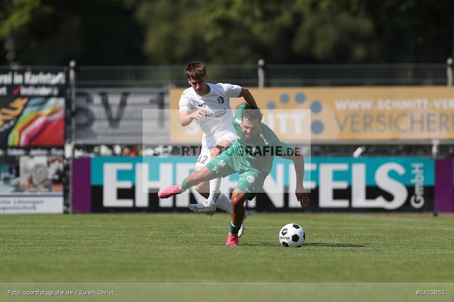 Fundamentum Sportpark, Karlburg, 20.07.2024, sport, action, Fussball, BFV, Bayernliga Nord, 1. Spieltag, DJK, TSV, DJK Gebenbach, TSV Karlburg - Bild-ID: 2420853