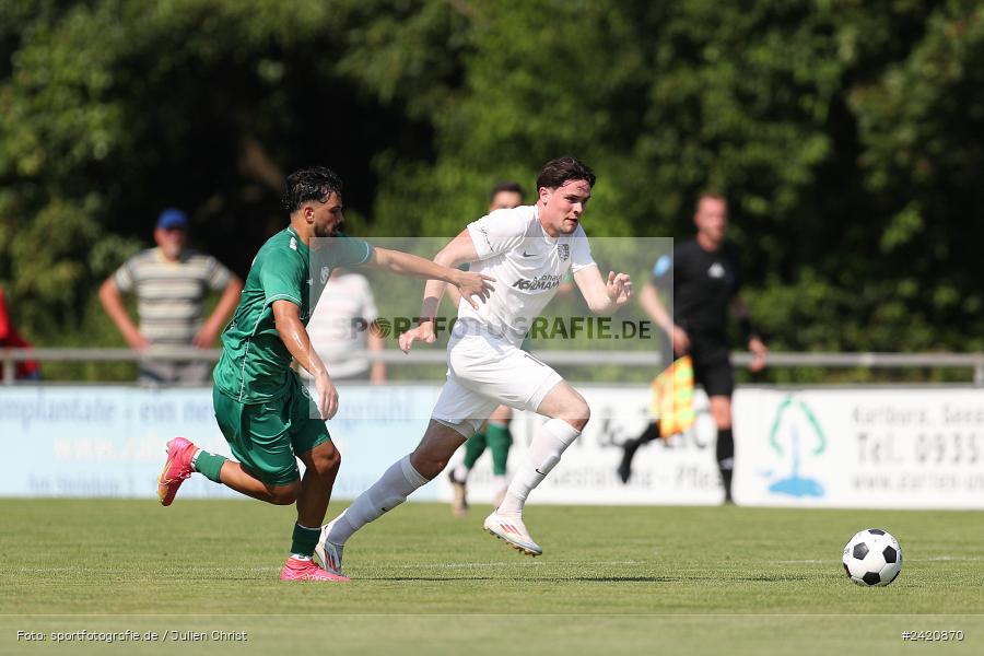 Fundamentum Sportpark, Karlburg, 20.07.2024, sport, action, Fussball, BFV, Bayernliga Nord, 1. Spieltag, DJK, TSV, DJK Gebenbach, TSV Karlburg - Bild-ID: 2420870
