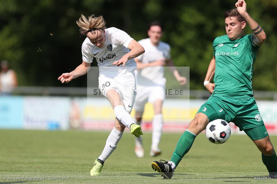 Fundamentum Sportpark, Karlburg, 20.07.2024, sport, action, Fussball, BFV, Bayernliga Nord, 1. Spieltag, DJK, TSV, DJK Gebenbach, TSV Karlburg - Bild-ID: 2420874