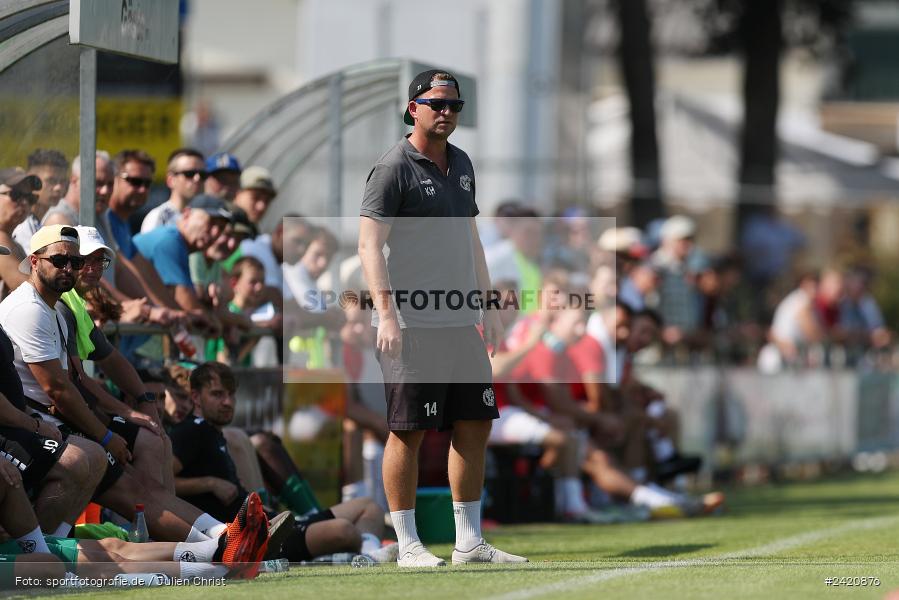 Fundamentum Sportpark, Karlburg, 20.07.2024, sport, action, Fussball, BFV, Bayernliga Nord, 1. Spieltag, DJK, TSV, DJK Gebenbach, TSV Karlburg - Bild-ID: 2420876