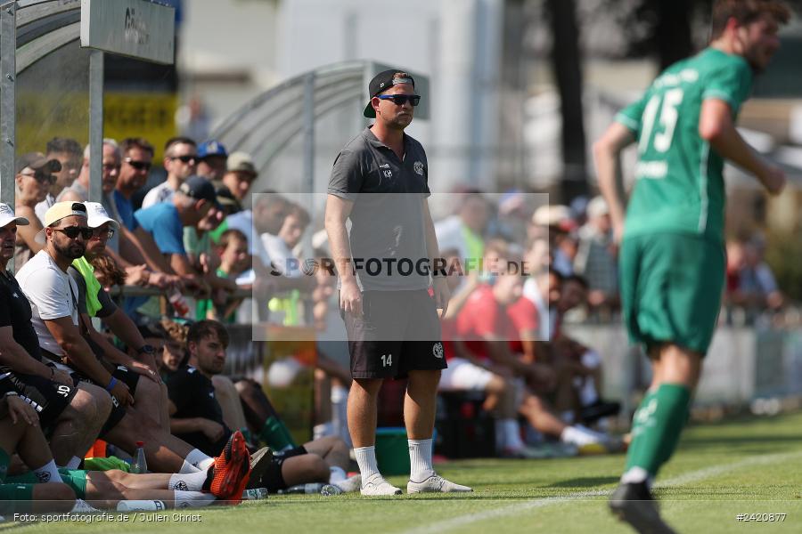 Fundamentum Sportpark, Karlburg, 20.07.2024, sport, action, Fussball, BFV, Bayernliga Nord, 1. Spieltag, DJK, TSV, DJK Gebenbach, TSV Karlburg - Bild-ID: 2420877